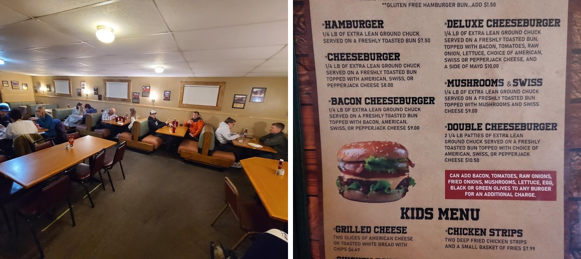 Rigoni's Inn Menu