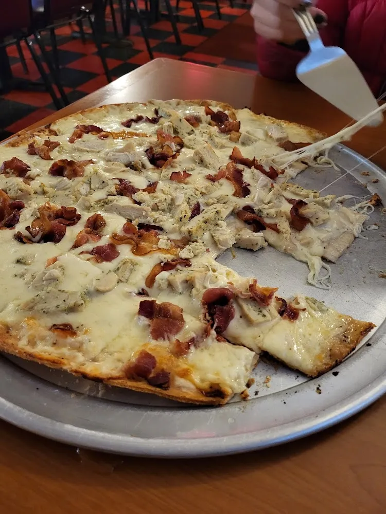 Ranch with Bacon and Chicken Pizza